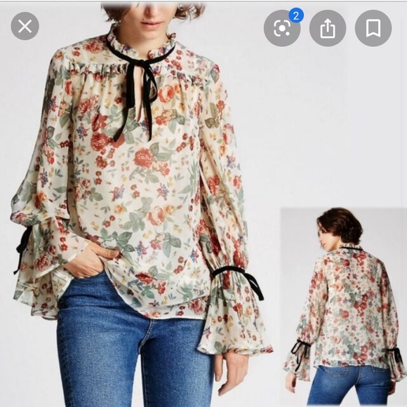 Marks & Spencer Limited Edition Floral blouse